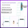 Durable Thermal Adhesive Labels - 100x100x150 for Waybill Printing