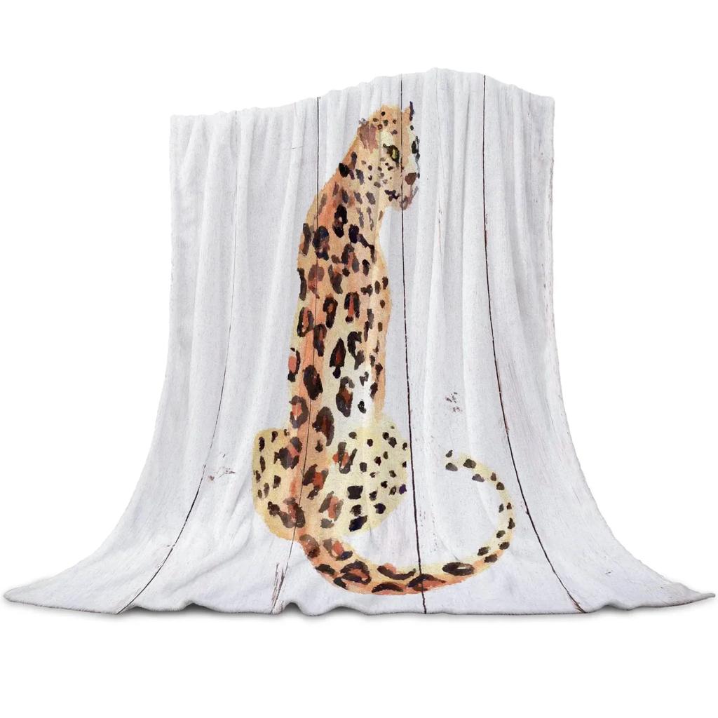 Gepard Tier Flanell Fleece Bettdecke Tagesdecke Bettbezug Bettabdeckung Weich Leicht Warm Gemütlich Überwurfdecken Queen King Size