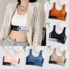 Women's Seamless Fitness Yoga Sports Bra With U Back And Push Up Cup Padding