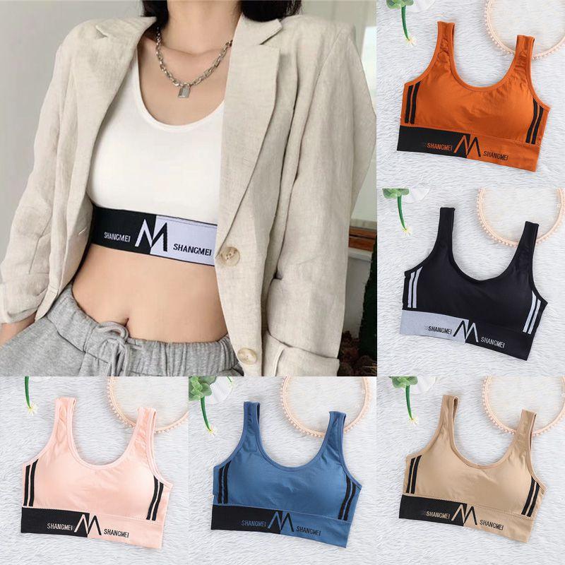 Women's Seamless Fitness Yoga Sports Bra With U Back And Push Up Cup Padding