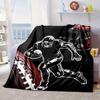 Baseball Fire Power Blanket Flannel Blanket for Bed, Sofa, Camping, Hiking, Picnic Essentials, Gift for Family Fan Gifts