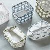 Zakka Cotton Linen Desktop Storage Basket - Small Fresh Fabric Organizer for Miscellaneous Items