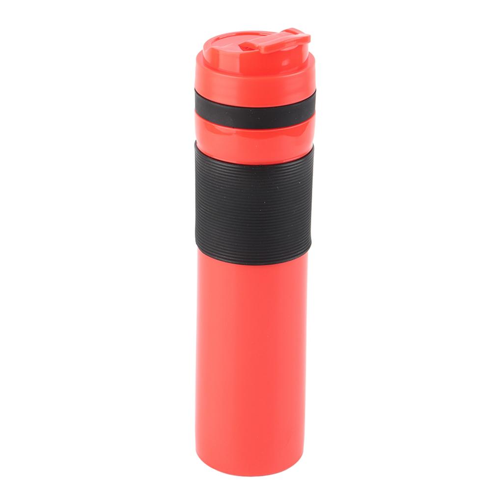 350ml Portable Coffee Press Bottle Tea Coffee Maker Drinking Water Cup for Travelling Black