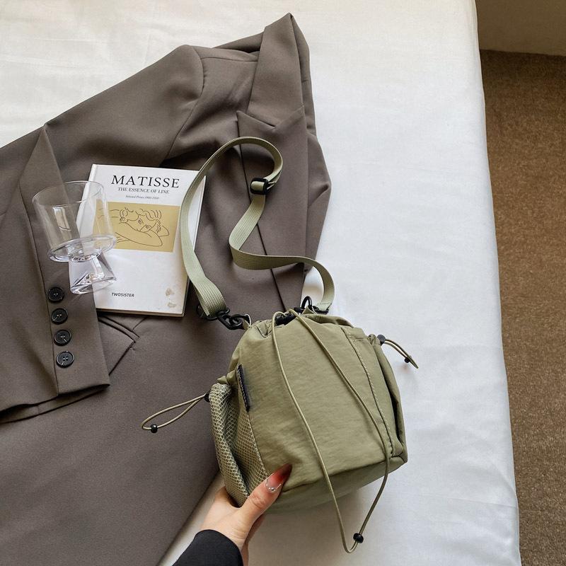 Mini canvas bag female tide brand mobile phone bag leisure sports travel messenger small bucket bag