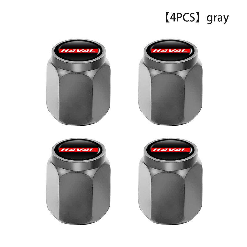 4pcs Metal Car Tire Wheel Theftproof Cap Air Valve Stem Cover For Haval Jolion H1 H2 H3 H4 H5 H6 H7 H8 H9 M6 F7x M4 F5 F7 QQ1