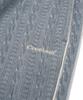 COVERNAT WOMAN Cable Fleece-Lined Elastic Waist Pants Ash Blue