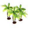 Mini Leaf Craft Decoration Bonsai Artificial Plants Coconut Palm Tree Miniature Micro Landscape