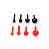 100pcs/bag Safety Round Nose 3mm/4mm/5mm/6mm Eyes Safety Oval Nose Eyes Animals Noses Accessories for Teddy Dog
