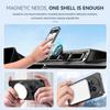 Skin-like Frosted Feel Car Invisible Magnetic Stand Holder Case For VIVO X200 Ultra X200 FE X200s X200 Pro X100 pro X100s Cover