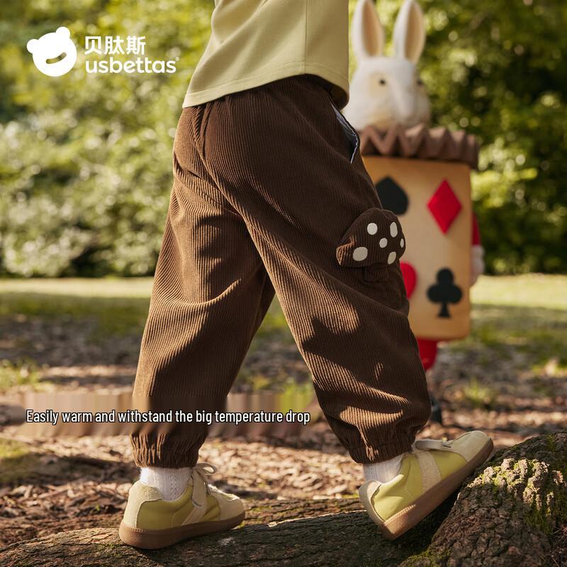 

Beitaici Kids Vintage Corduroy Casual Pants 90