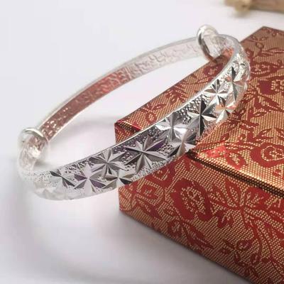 Valentine's Day Silver-Plated Star Bracelet for Women - Trendy Douyin Style Gift for Bestie