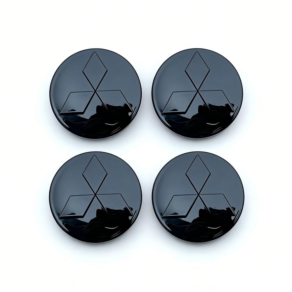 

4pc 60mm Car Styling Wheel Center Hub Caps Stickers Badge Emblem Decoration Decals For Mitsubishi ASX Lancer 10 Pajero Outlander