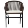 VidaXL Chaises de jardin 2 pcs Marron Rotin PVC