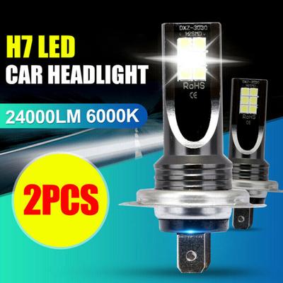 2tk H7 3030 12SMD Super Bright auto esitule DRL LED udutule lambipirn