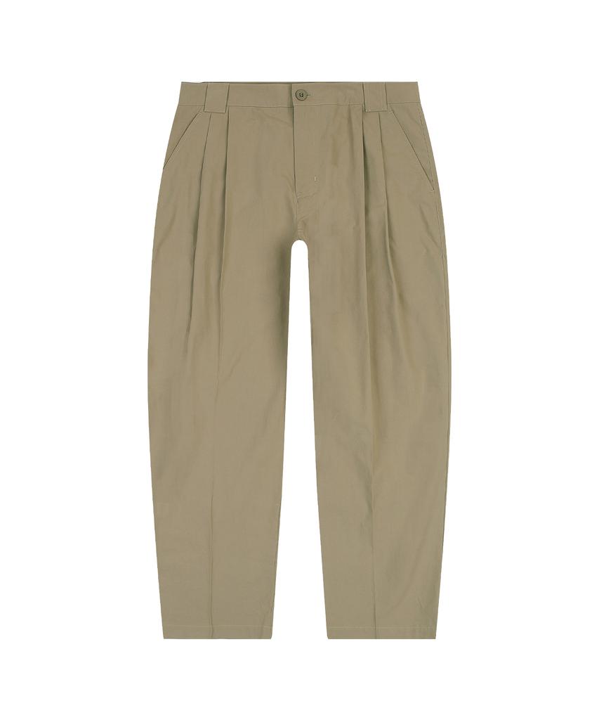 OUTDOOR PRODUCTS Cotton Tuck Pants (Beige)