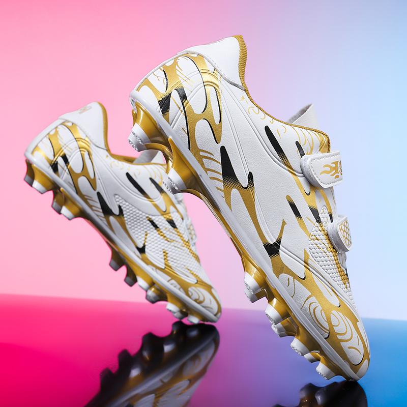 Scarpe da Calcio da Ragazzo Suola Morbida in Gomma Scarpe da Calcio da Allenamento Professionali per Erba Sintetica per Ragazze