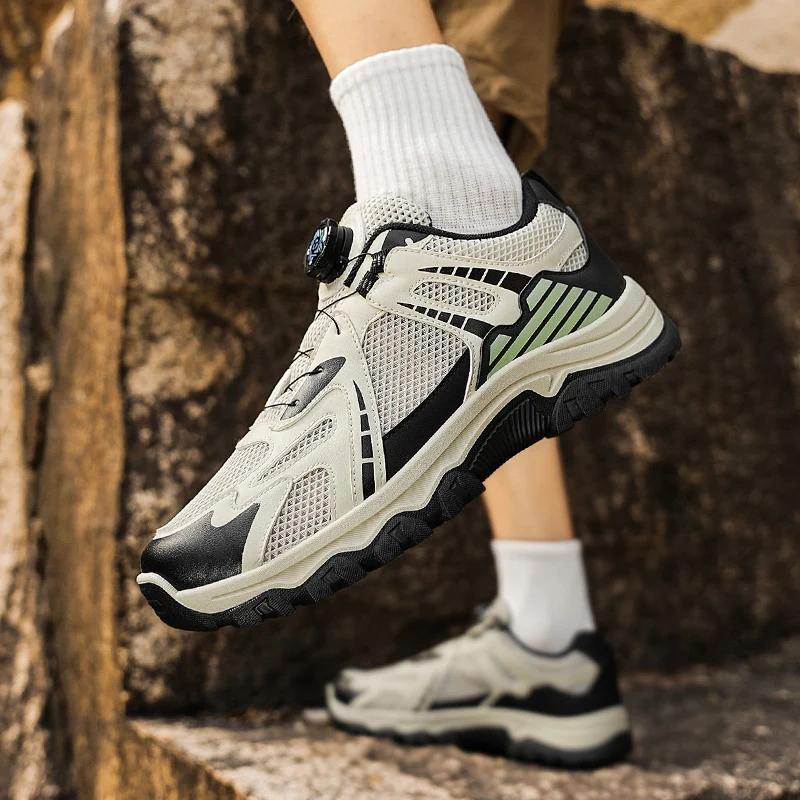 Neuer Sneaker für Herren Mesh Atmungsaktiv Freizeitschuhe Outdoor Rutschfest Wanderschuh Tenis Trainingsschuhe für Herren Hombre