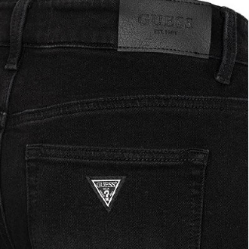 Guess Slim Wide Black Denim Mp4d9193