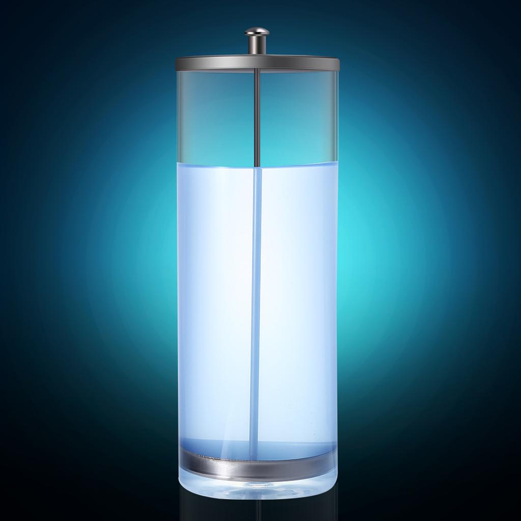 2 Types Disinfection Jar Sterilization Container Sanitizer Glass Jar Manicure Tools for Salon