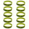 10 stuks Sint Patrick's Dag Siliconen Armband Vakantie Festival Cadeau voor Kind Kinderen Podiumoptreden Cadeau Geschenken