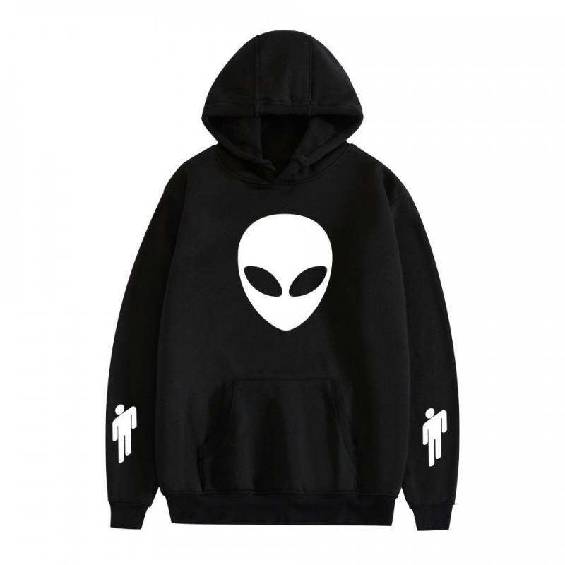 Unisex Oversized Hoodie With Graphic Print Billie Eilish Inspired Streetwear Sweatshirt Teens Adults