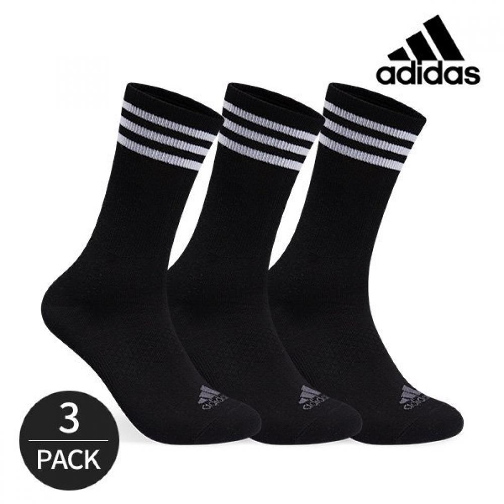 

Adidas Adidas Golf Mens Performance Front Logo Crew Sox 3PBK