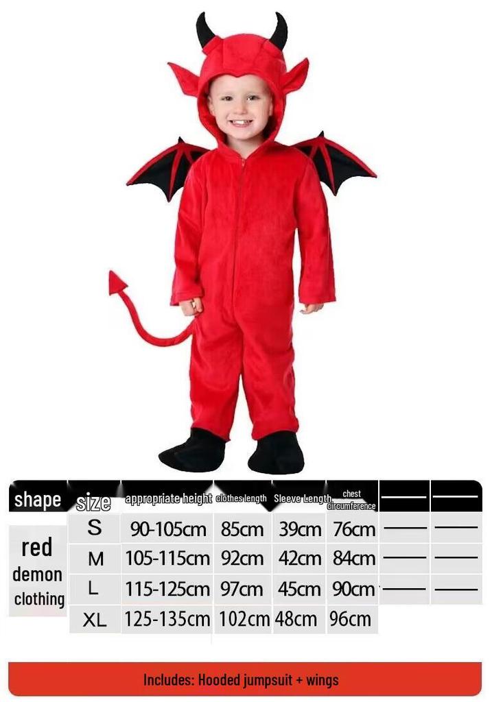 Costumi Carini da Diavoletto e Vampiro di Halloween per Bambini - Ragazzi e Ragazze