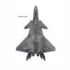 J-20 Stealth Fighter Jet Alloy Model (1:100 Scale)