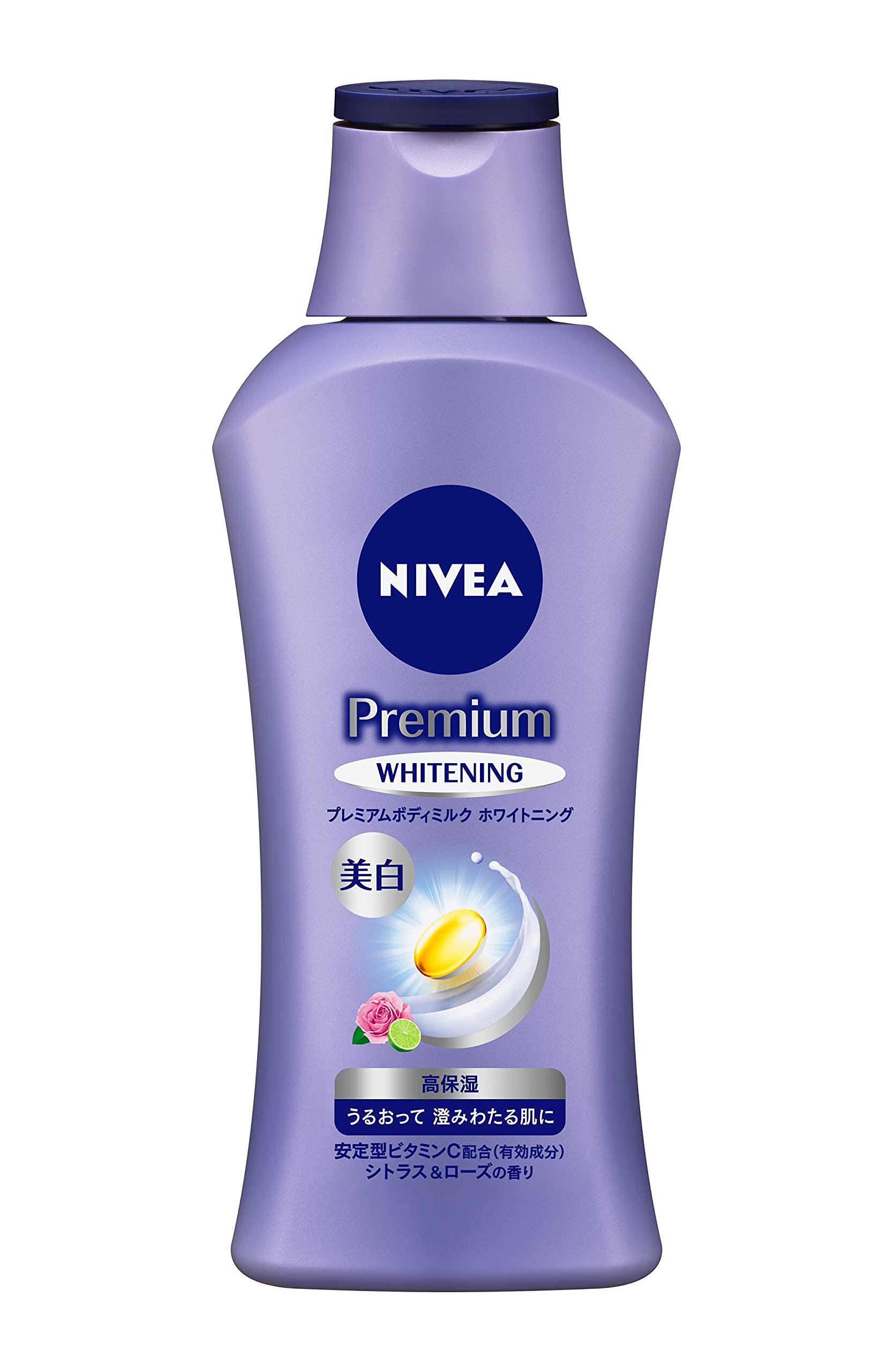 

Nivea Premium Body Milk Whitening Citrus Rose Scent 190 г увлажняющая и прозрачная эмульсия для тела для сухой и нормальной кожи и [Для кожи] [Квази-лекарство]