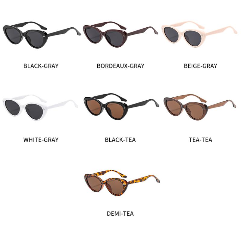 Óculos de Sol Femininos, Óculos de Sol Olho de Gato Triangulares, Óculos de Sol da Moda