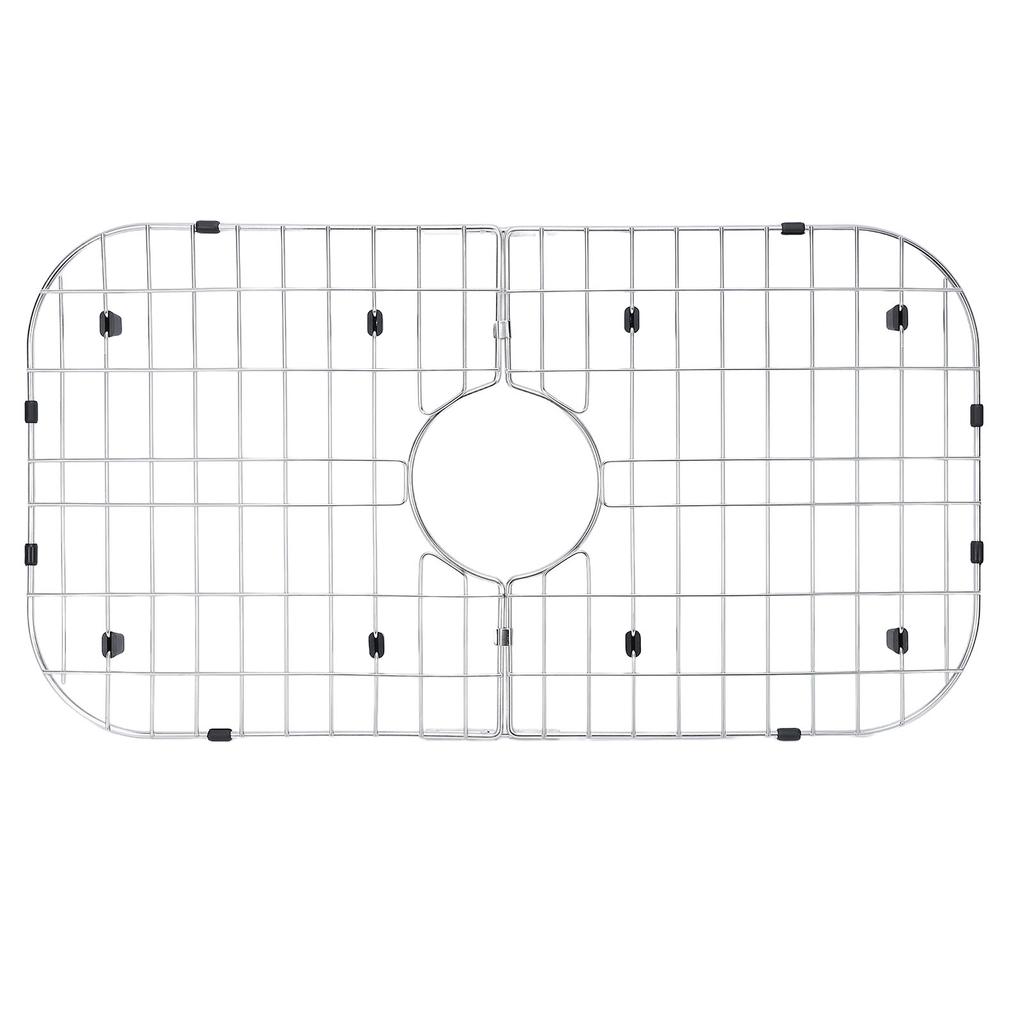Grille de Protection d'Évier Grilles d'Évier de Cuisine Grille de Fond Acier Inoxydable 304 Antirouille Conception Amovible