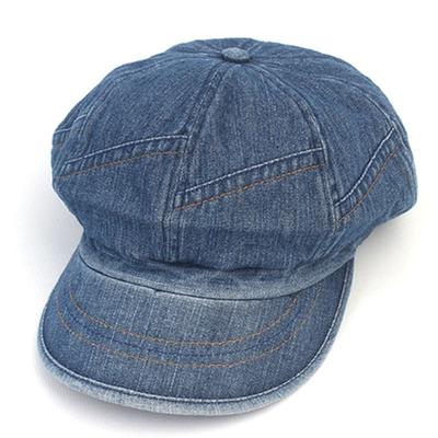 Universal Chemistry Patchwork Denim Newsboy Cap