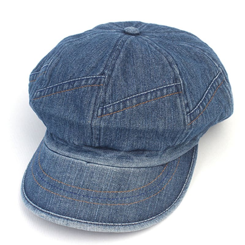 

Universal chemistry Patchwork Denim Newsboy Cap FREE