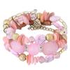 European & American Bohemian Multi-layer Agate Shell Elastic Bracelet for Women