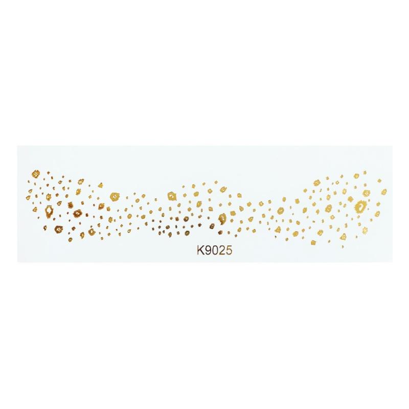 Vergoldete Sommersprossen Make-up Aufkleber Speziell geformt 2 Stück Tattoo Aufkleber Gesicht Aufkleber