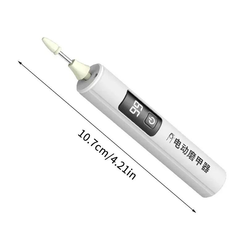 Wireless Nail Drill 35000RPM Manicure Cutter Nail Repair Pedicure Milling Cutter Polisher Sander USB Rechargeable Nail File