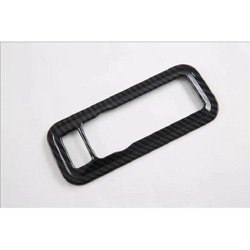For Ford Bronco 2024 2025 Car Accessories Carbon Fiber Style Head Light Switch Button Control Panel Cover Trim Bezel