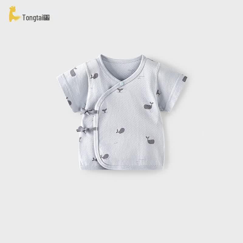 TONGTAI Baby Summer Short Sleeve Kimono Top 66cm