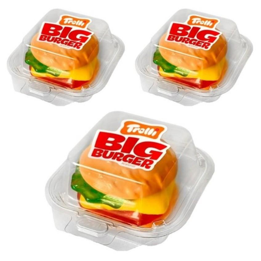 [Trolley] Gummy Burger Shape Jelly 50g (Big), Korean snacks