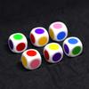 Party Educational Toys 5Pcs/Lot Puzzle Game Acrylic 16 Mm Dices Six Sided White Color Cube Dice