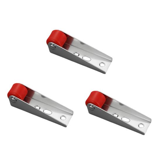 3/4/5 Pcs Vertical Track Roller Up to 110lbs Sliding Door Bottom Guide Roller Quiet