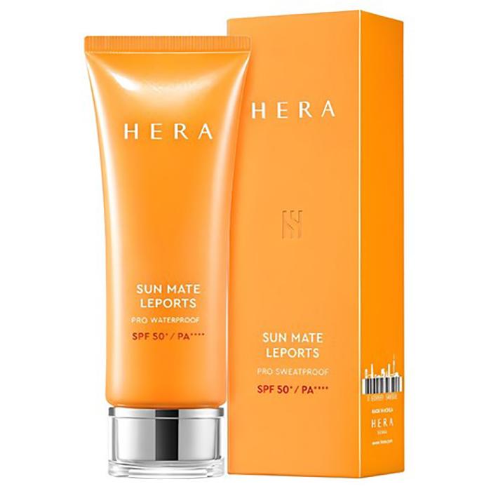 Hera Sun Mate Leports Pro Waterproof Sun Cream SPF50+ PA++++ – Long-Lasting Outdoor UV Protection, Korean