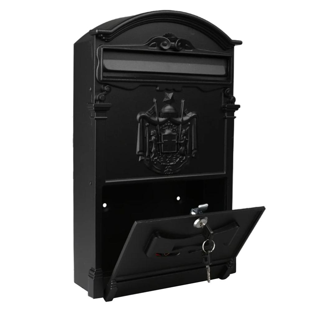 Outdoor Large Wall Mounted Mailbox Lockable Secure