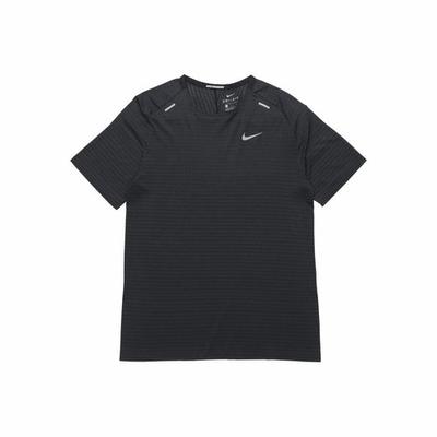 Men's Quick-Dry Lightweight Breathable Running T-Shirt In Black
