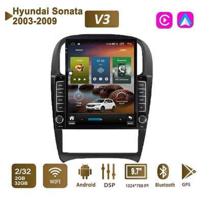 9.7'' Android Car Radio For Hyundai Sonata 2003-2009 2 DIN Tesla Vertical Screen Carplay Autoradio Multimedia Player 2+32GB