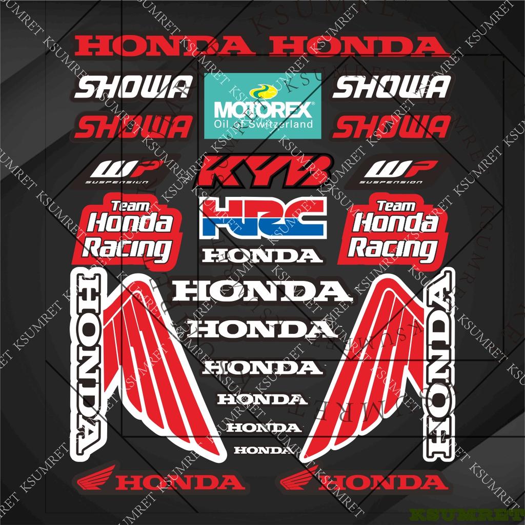 Vinyl Honda CBR Fireblade HRC Racing RR-R SP Sticker Logo Motorcycle Hemet Decal Waterproof
