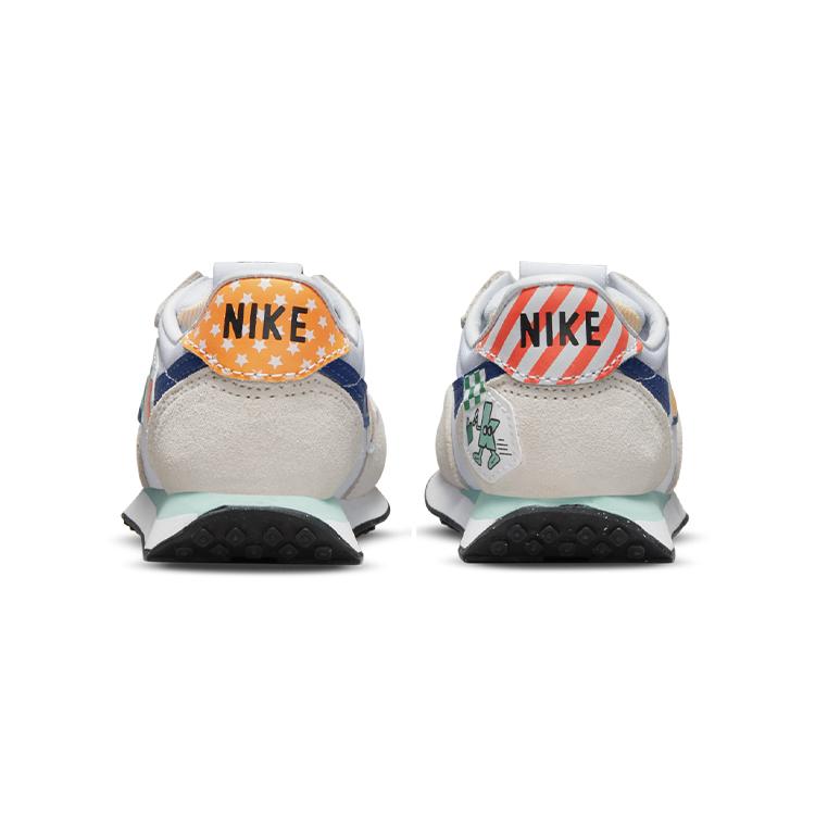 Nike Waffle Trainer 2 Comfortable Breathable Low top Sports Casual Shoes Blue White Gray Infant And Toddler DM7218-141