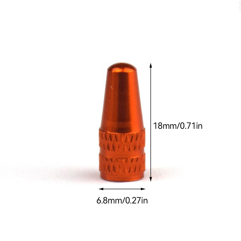 Anvelope de bicicletă Capace de supape Presta Capace de supapă de aer Aliaj de aluminiu pentru anvelopă de bicicletă de șosea Capace de supape proiectate cu capac ultraușor