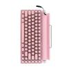 Typewriter Mechanical Keyboard 83 Keys Blue     5.0 Support 3 Devices FN Master Retro   Round Keycap Keyboard