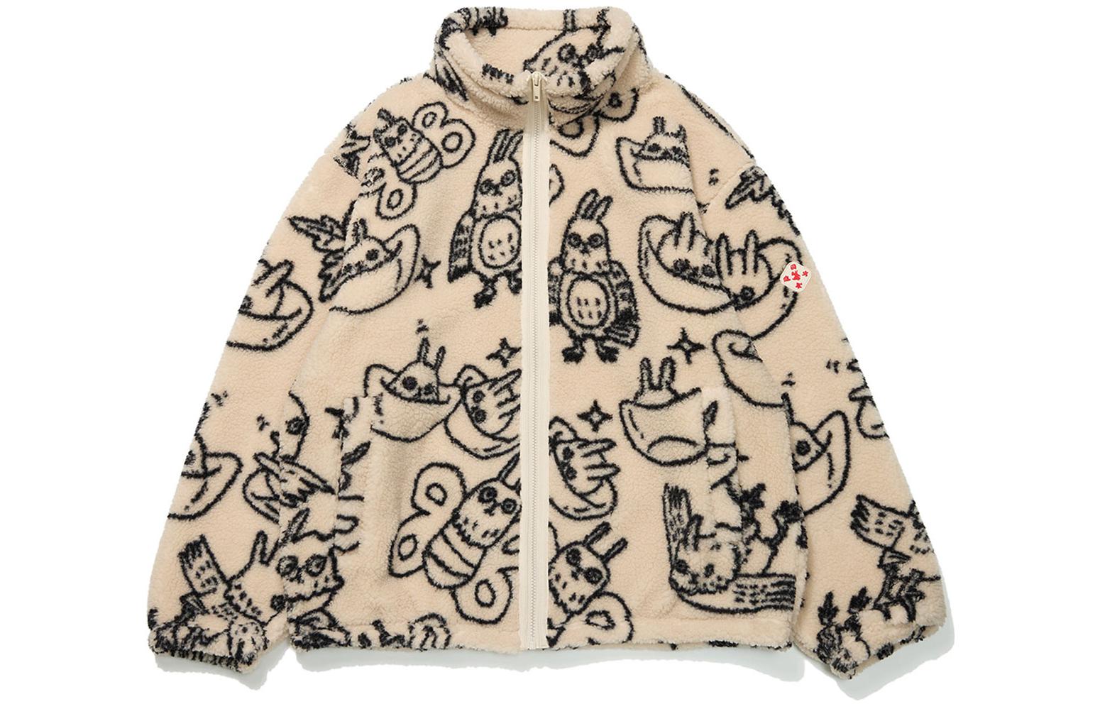 Куртка Li Ning Sports Life Collection Унисекс Лунный Серый Полный Принт AFDT007-1 XXL